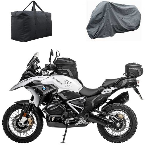 BMW GS MOTORCYCLE COVER WITH PANNIERS AND TOP BOX