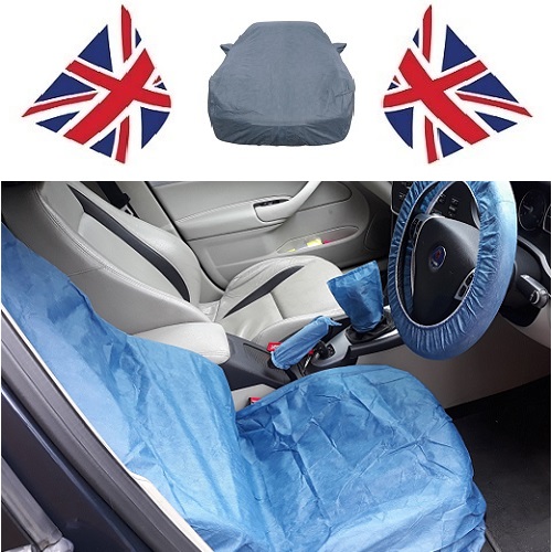 CAR INTERIOR PROTECTION KIT COVERS SEAT STEERING WHEEL