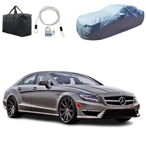 Kono Covers Custom-Fit All-Weather Car Cover For Mercedes-Benz CL-Class – Gray, Multi-Layer
