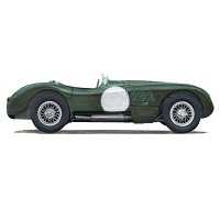 JAGUAR C TYPE CAR COVER 1951-1953 JAGUAR C TYPE CAR COVER 1951-1953