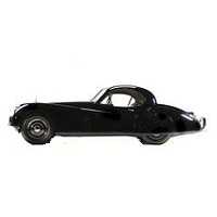 JAGUAR XK120 FIXED HEAD COUPE CAR COVER 1948-1954 JAGUAR XK120 FIXED HEAD COUPE CAR COVER 1948-1954