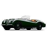 JAGUAR XK120 ROADSTER CAR COVER 1948-1954 JAGUAR XK120 ROADSTER CAR COVER 1948-1954
