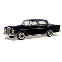 MERCEDES 300 SE CAR COVER (W112) 1961-1965 MERCEDES 300 SE CAR COVER (W112) 1961-1965