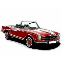 MERCEDES SL CAR COVER 1963-1971 W113 MERCEDES SL CAR COVER 1963-1971 W113