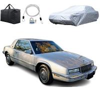 Custom Fit Multi-Layer Car Cover For Buick Riviera 1963-1971, Gray Polypropylene, Waterproof & Breathable