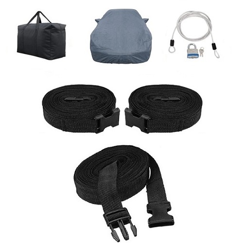 CAR COVER OVER BODY STRAP SET FOR VAN MOTORHOME CARAVAN