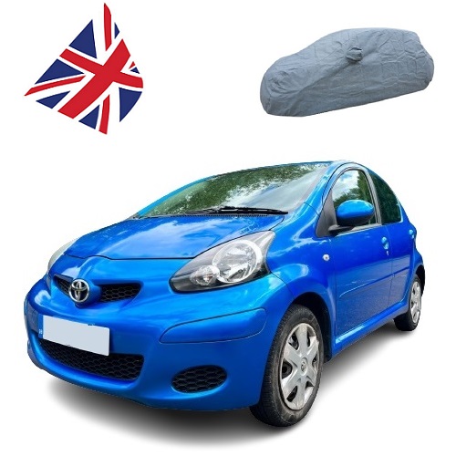 FOR TOYOTA AYGO 05 on Waterproof Elasticated UV Car Cover & Frost Protector