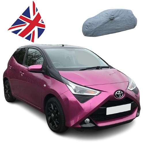 Car Cover Waterproof Full Car Cover for Toyota Aygo X Mid BOX e-Care,  Breathable Outdoor Custom Compatible，Protection All Weather，Anti-UV with  Zipper And Windproof Rope (Color : 1, Size : WITH COTTO 